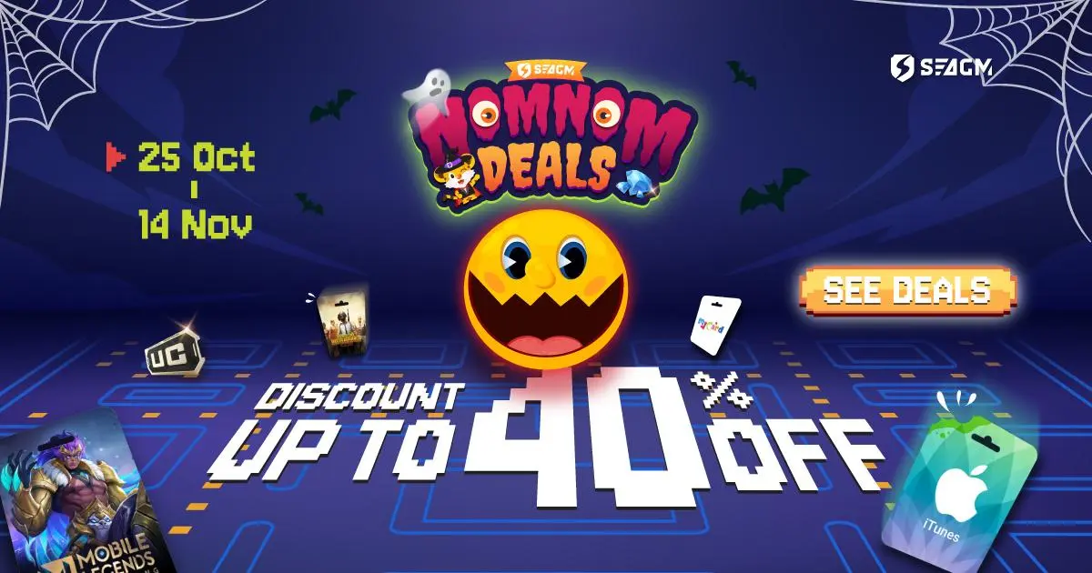 SEAGM Spooky Sales 2024: Nom Nom Deals